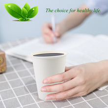 Load image into Gallery viewer, 12 Oz Wuadua Disposable 100 Pack White Paper Hot Cup