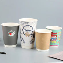 Load image into Gallery viewer, 16 OZ Wuadua Double Wall Paper Cup Professional Customized