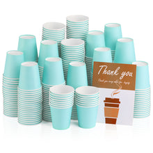 Load image into Gallery viewer, Wuadua 350 Pack Tiffany Blue Disposable Cups 3 Oz Paper Cups
