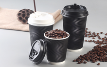 Load image into Gallery viewer, 8 OZ Wuadua Ripple Wall Paper Cup Professional Customized