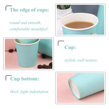 Load image into Gallery viewer, 200 Pack Wuadua Paper Cups 3 Oz Sky Blue Cups