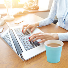 Load image into Gallery viewer, 200 Pack Wuadua Paper Cups 3 Oz Sky Blue Cups