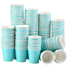 Load image into Gallery viewer, 200 Pack Wuadua Paper Cups 3 Oz Sky Blue Cups