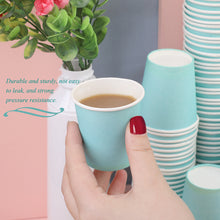 Load image into Gallery viewer, Wuadua 350 Pack Tiffany Blue Disposable Cups 3 Oz Paper Cups