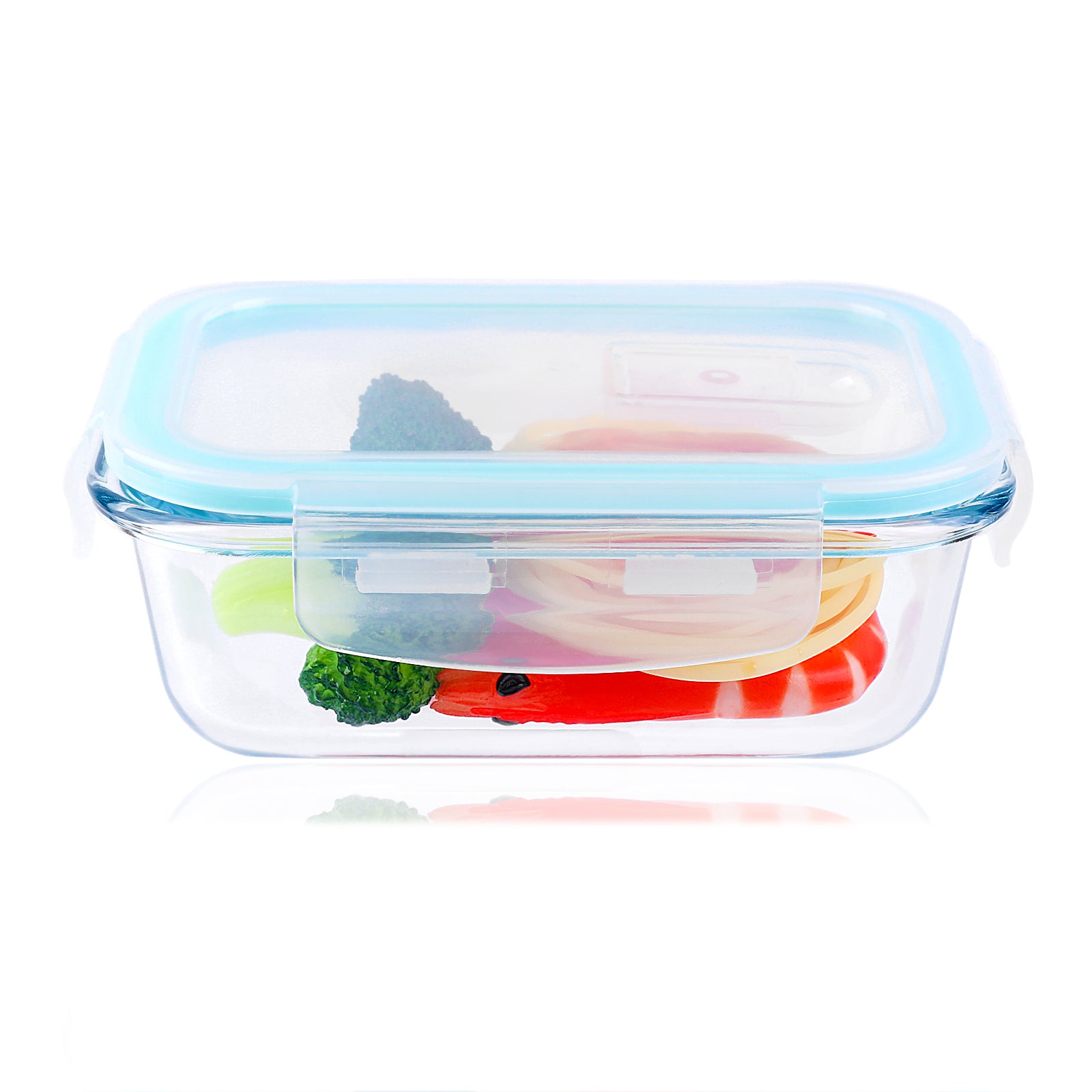 410 ml + 1040 ml Glass Meal Prep Containers Reusable wholesale