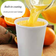 Load image into Gallery viewer, Wuadua 8 Oz Disposable 100 Pack White Paper Hot Cup