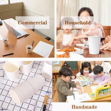 Load image into Gallery viewer, Wuadua 8 Oz Disposable 100 Pack White Paper Hot Cup