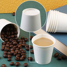 Load image into Gallery viewer, 8 Oz Disposable 300 Pack White Paper Hot Cup