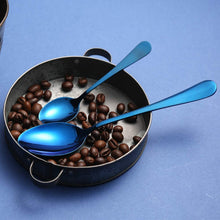 Load image into Gallery viewer, 24Pcs Stainless Steel Flatware Set Color Blue