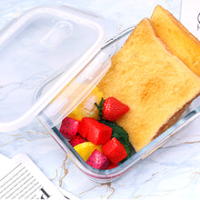 Load image into Gallery viewer, wuadua 1040ML Glass Containers with Lids Airtight Lunch Containers, Glass Meal Prep Containers