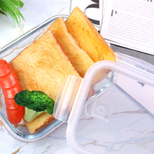 Load image into Gallery viewer, wuadua 1040ML Glass Containers with Lids Airtight Lunch Containers, Glass Meal Prep Containers