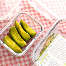 Load image into Gallery viewer, wuadua 2 Pack (410ML+1040ML) Glass Containers with Lids Airtight Lunch Containers