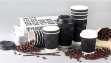 Load image into Gallery viewer, 8 OZ Wuadua Ripple Wall Paper Cup Professional Customized
