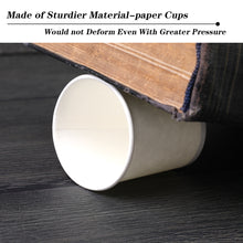 Load image into Gallery viewer, Wuadua 3 Oz Disposable Paper Coffee Cups 300 Pack White Paper Hot Cups
