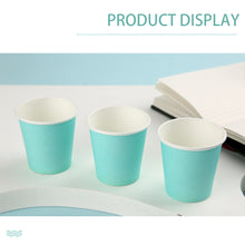 Load image into Gallery viewer, 300 Pack Sky Blue 3Oz Disposable Paper Coffee Hot Cups

