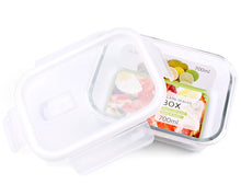 Load image into Gallery viewer, wuadua 700ML Glass Containers with Lids Airtight Lunch Containers
